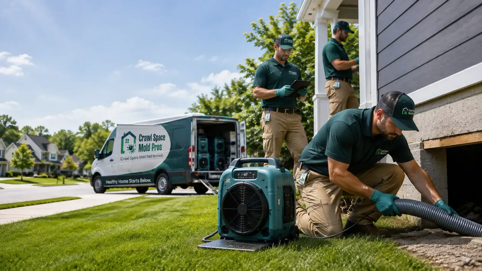 Crawl Space Mold Removal in Sterling Forest, NY